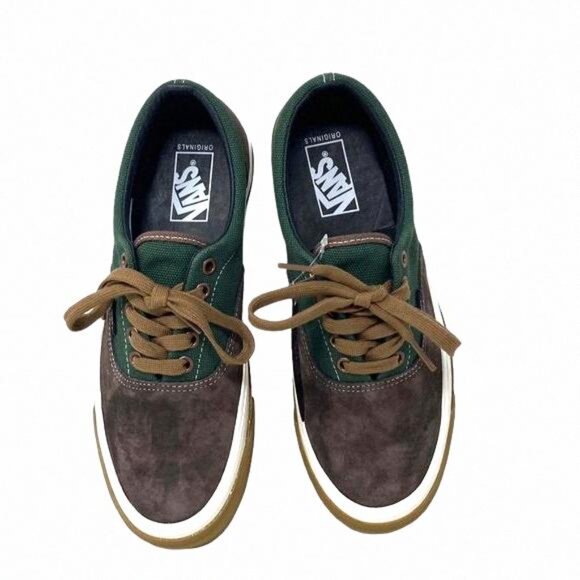 VANS Vault OG Era LX Sneakers Canvas Suede Brown VN0A3CXNBGS Shoes Women's Green - Picture 5 of 11